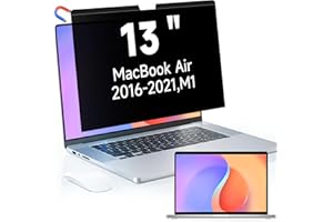 ‎MAMOL Magnetischer Blickschutzfilter Kompatibel Mit Apple MacBook Pro 13 Zoll (2016-2022,M1,M2)&MacBook Air 13 (2018-2021,M1),13.3 Zoll Anti-Blend-Datenschutzfilter Für Laptops