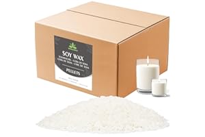 Cera di soia per candele 4KG, cera per candele di prima qualità di Waxcanpy, cera per candele fai da te, cera di soia organica 100% naturale per candele