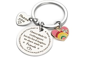 Hightopup Keyring leaving gifts for colleagues women thank you gifts for colleagues keychain retirement chance made us colleagues work goodbye gifts sorry your leaving gifts for colleague friends