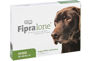 O'ZOO GMBH Fipralone 268 mg L�sung zum Auftropfen f�r gro�e Hunde, 4 St