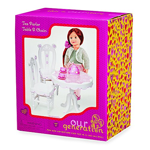 Our Generation Tea Parlor Table and Chairs