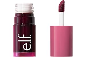 e.l.f. Sheer For It Blush Tint, make-up multiuso per labbra e guance a lunga durata, dona un tocco di colore soffuso e naturale, prodotto vegano e non testato sugli animali, Plums Up