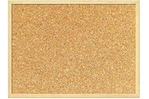 KAV - Tableau d'affichage Pin Office avec cadre en liège parfait pour le bureau, l'école, la chambre à coucher et la maison (300 x 400 mm)