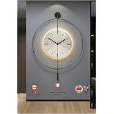 MetaQuartz Aksesuar (B&Uuml;Y&Uuml;K BOY) Ledli &Ouml;zel Blackfred - (Quartz Mekanizma Ile Gelmektedir) - Metal Duvar Saati Blackfred60cm 5