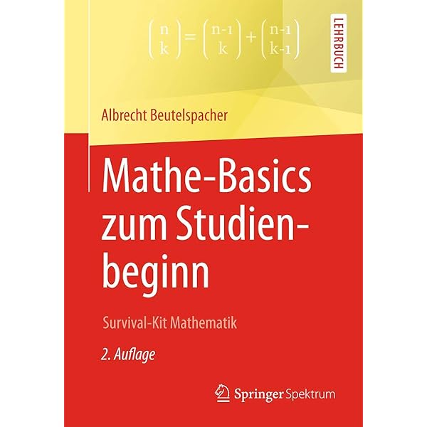 Mathe Basics Zum Studienbeginn Survival Kit Mathematik Amazon De Beutelspacher Albrecht Bucher