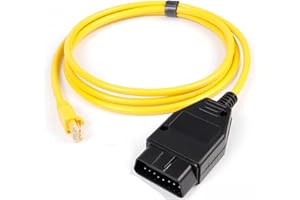 Alchiauto Câble Ethernet OBD OBDii Rj45 ENET OBDII pour codage d'interface 2m compatible G F-Series (fin)