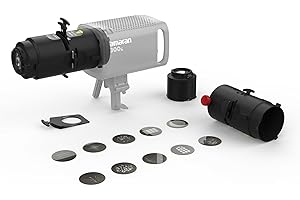 APUTURE Amaran Spotlight SE 36° Kit d'objectif de projection de précision pour Amaran 300c, 150c, 200x S, LS 300x, compatible avec les projecteurs Bowens Mount jusqu'à 300 W