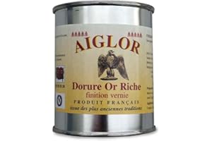 TERRE JARDIN - Peinture Dorée - Peinture Or pour Pierre Tombale 75 ML - Restauration Meubles et Décoration - Finition Vernis, Séchage en 2H - Produite en France - Ancienne Tradition - Durable