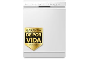 LG DF242FW - Lavavajillas 60 cm y Capacidad 14 Cubiertos, Lavavajillas LG con Función QuadWash, Motor Inverter Direct Drive, Carga Fácil y Flexibilidad, Color Blanco