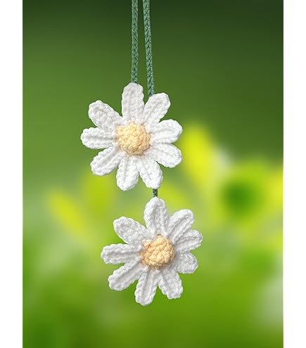 Car Flower by Shaking Daisy | Madeliefje Bloem Auto Ornament Dat Schudt - Auto Dashboard Accessoires, Vrouwen Auto Ornament Accessoires