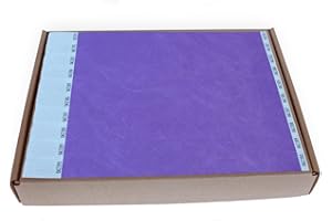 MPM MP - Tyvek Pulseras 1000 unidades para Eventos, Color Lavanda