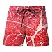 Produktbild LUOEM Herren 3D Badehose Badeshorts Strand-Shorts Fleisch Form für Sommer Strand Urlaub Surfing Schwimm - Größe M