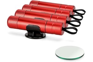 Safe Pro X Auto, Safe Pro X FüR Autoscheiben, Safepro X Notfallhammer, otfallhammer Auto Mit Gurtschneider, Notfallhammer & Gurtenschneider FüR Autoscheiben FüR Land Und Unterwasser (4Pcs Rot)