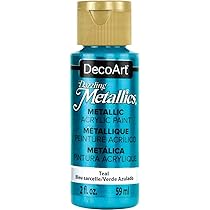 DecoArt Extreme Glanz Acrylfarbe In Saphir - 60 Ml, Metallic & Hochglänzend