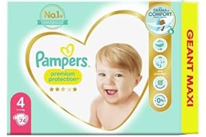 Pampers - Couches Premium Protection Taille 4-74 - 1 pièce