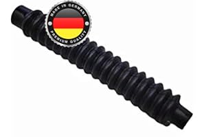 ‎WS · SYSTEM WS · SYSTEM 1x Universal Faltenbalg aus Gummi – 1 Stk flexible & dehnbare Achsmanschette MADE IN GERMANY aus hochwertigem PVC – Schelle in Größe: L 53mm-175m Ø12 mm / 14mm