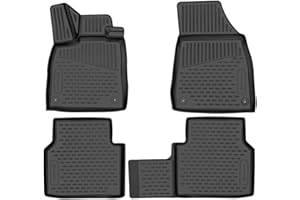 Element Tapis de Sol en Caoutchouc Premium BMW 5 Series F11 Touring 2010-2016, Noir