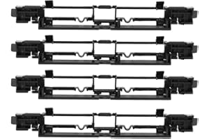 YMIKO Dachträgerabdeckung, 4-teilige Autodachträger-Trägerabdeckung Schienenverkleidungs-Formklappe Kompatibel mit Vauxhall Opel A-Stra H MK5 5187915