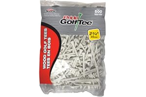 Pride 70mm Tees de golf en bois (lot de 500) Blanc