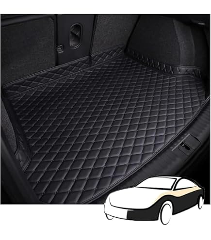 Produktbild von Auto Kofferraummatte Für BMW 2er Active Tourer 218i 2021 2022 2023 2024 2025+, Wasserdicht Kofferraumwanne Schutzmatte Antirutsch Kofferraum Schutz Interieur Zubehör,2 BlackRed