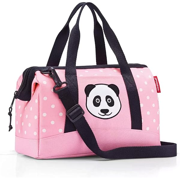 Reisenthel Allrounder M Kids Sac Enfant - Bagage Voyage Motif Cats And Dogs Rose Avec Bandoulière