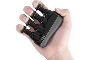 Musiin - Fortalecedor de dedos para guitarristas, entrenamiento de resistencia de dedos, entrenamiento de velocidad de dedos de guitarra, bajo, ejercitador de agarre de mano, fuerza de mano y