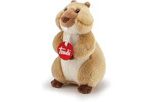 Trudino Marmota Trudi | Peluche Trudi pequeño Cumple de Peluche. | 10x16x11cm Taglia XS | Trudini Classic | Modelo 51311