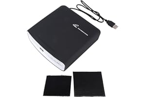 Caoruiy External Universal CD Player Portable CD Player for Car, Plugs Into Car USB Port, Laptop, TV,