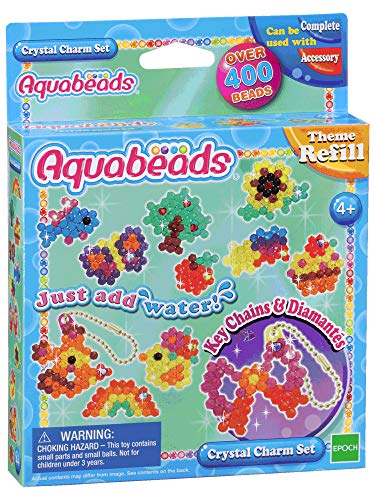 Aquabeads-79288 Crystal Charm Set, (Epoch para Imaginar AB79288)