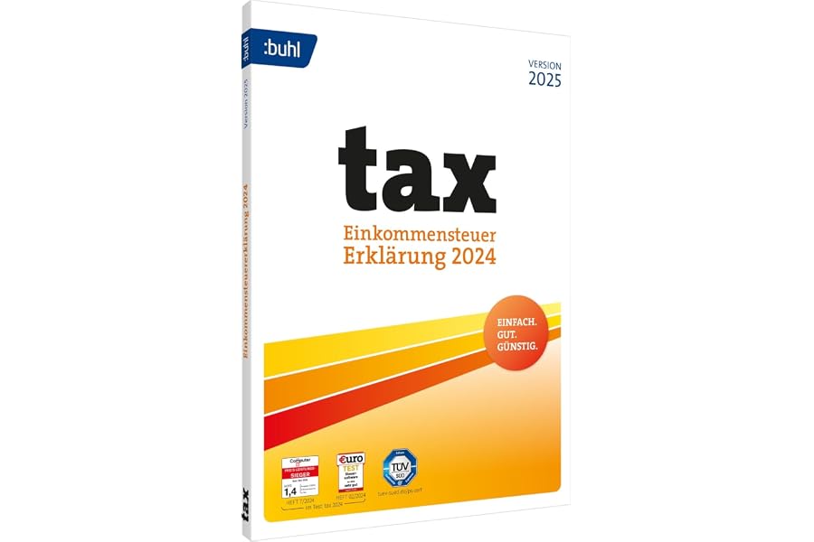 Tax 2025 DVD Box (für Steuerjahr 2024)