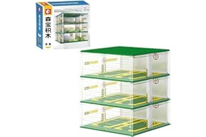 CIJINAY Garage per auto Sportiva Speed Champions, 3 Strati Set Costruibile Parcheggio Modulare Espandibile, da Corsa Racing Giocattolo Regalo Creativo