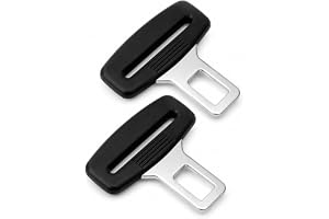 2 Pack Of Car Seat Belt Clips, Seat Safety Belt Buckle, Metal Tongue Insert Buckle, Universal Safety