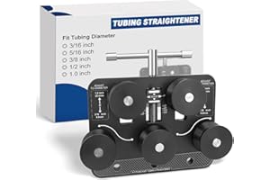 BEWINNER Raddrizzatore per Tubi - Raddrizzatore per Tubi per Diametri 3/16-1,0, Raddrizzatore per Linea Freno, Servofreno, Piegatubo per Linea Freno, Tubi in Alluminio Morbido e Rame