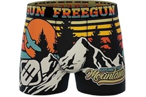 FREEGUN Boxer Homme Microfibre Wild Life