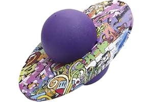 XGOPTS Pogo Ball for Teens Adults Up to 200 lb, Balance Bounce Board Jump Lolo Ball with a Sturdy Deck with Pump for Birthday Christmas Gifts