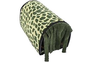 kowaku Guinea Pig Tunnel Hamster Tunnel Bedding Warm Habitats Small Animal Hideout Tubes Ferret Toys for Hedgehogs Guinea Pig, Green