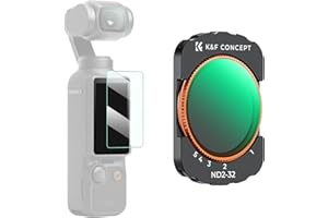 K&F Concept Filtros Magnéticos Variable ND2-32 (1-5 Stops) Compatible con dji Osmo Pocket 3 Creator Combo (Aluminio)