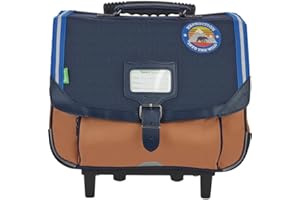 Trolley 38 cm Tann's Les Fantaisies Loan Bleu marine/Camel