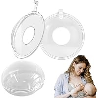 2 Coquilles D'allaitement Réutilisables Sans BPA - Silicone Alimentaire, Pour Recueillir Le Lait Maternel, éviter Les Fuites Et Remplacer Les Coussinets Jetables