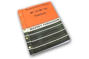 Massey Ferguson MF 135 Tractor Service Repair Shop Manual Technical Workshop
