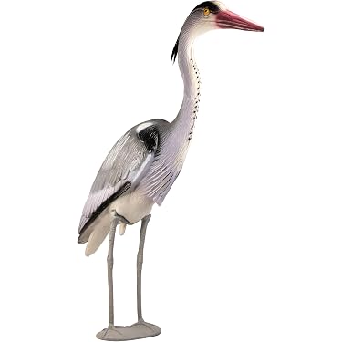 QIAOIDEA Vogelfigur Mit Liebesschild & Blumentopf – Handbemalte Harzstatue, 12cm, Garten- & Innendeko