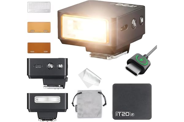 GODOX IT20 F Flash Appareil Photo, IT20F TTL Mini Flash, Compatible avec X100VI GFX100RF XS20 XS10 XT30 II XT5 XM5 GFX50S GFX50R X-T4 X-T3 X-E4