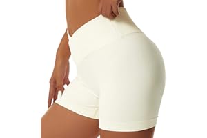 Litthing Pantaloncini Sportivi da Donna Yoga Palestra Pantaloni Corti Push Up Jogging Vita Alta Pantaloncino da Ciclista Tie Dye Controllo della Pancia Shorts per Fitness Corsa Gym