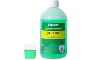 UIUZMAR pH 7.00 Kalibrierlösung, pH Pufferlösung 500ml für Präzise Kalibrierung von pH Messgerät, pH Tester Kalibrierflüssigkeit