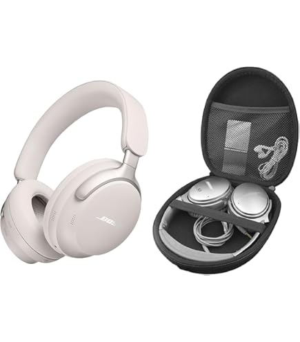 Geekria UltraShell Headphones Case Compatible with Bose QC45