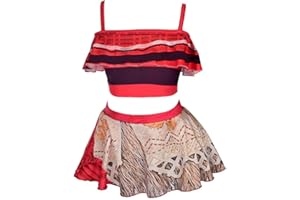 Lito Angels Traje de baño para niñas Vestido de baño Tankini de 2 Piezas