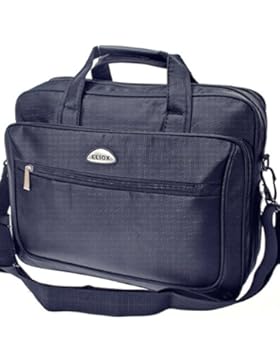 LEDER-OPTIK Schultertasche Flugbegleiter Umhängetasche Business Messenger Bag Citybag Tasche Black NEU