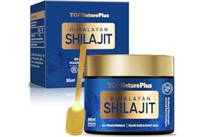 CHINOXIA Shilajit Resin, Pure Himalayan Shilajit Resin, Full of Fulvic Acid and 85+ Minerals, 100% Pure Shilajit Supports an Energy Boost & Immune, 50 g Premium Organic Himalayan Shilajit, for Men Women
