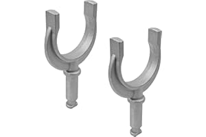 Tiardey 2 Pezzi Blocco per Remi per Barche Blocco per scalmi marini durevoli Supporto Laterale per Remi Asta e Supporto per Canna da Pesca per la Pesca in Mare