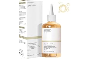 IKELY Glycolic Acid Toner,Glycolic Acid 7%,Glykolsäure Peeling 7%-Ige -Lösung für Porenbehandlung,Hautunreinheiten und Akne, Toner Suitable for Combination and Oily Skin,Verjüngt Ihre Haut (100ml)